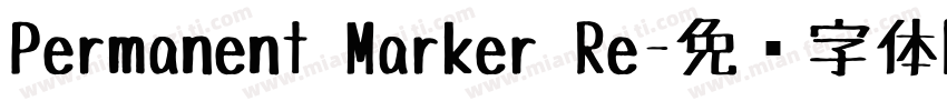 Permanent Marker Re字体转换